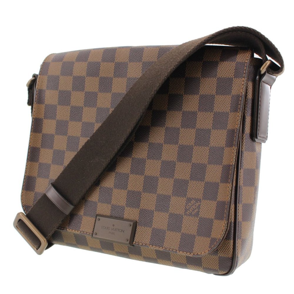District PM Damier Ebene Shoulder Bag